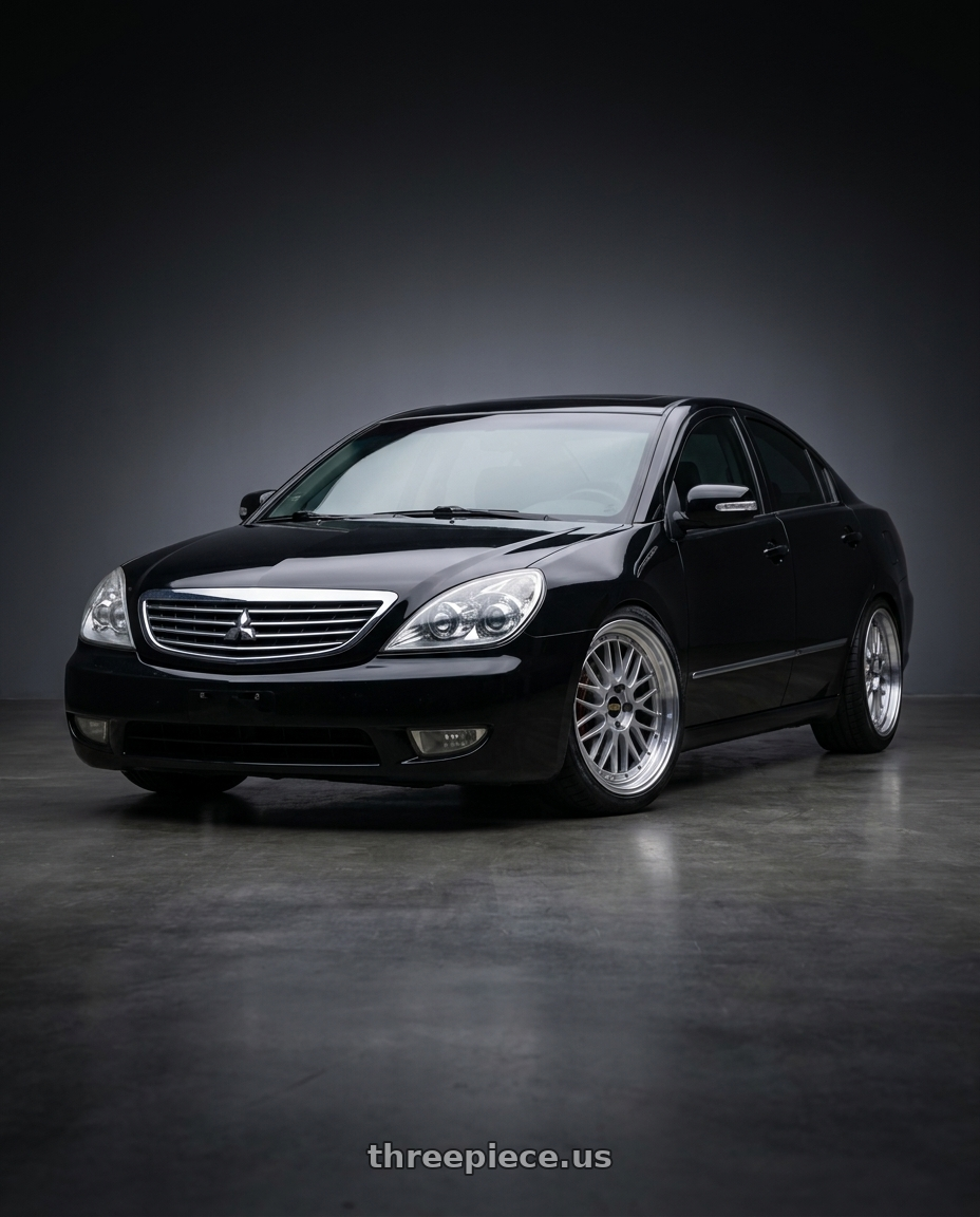 2009 mitsubishi galant grunder Taiwan with BBS LM 5x114.3 19x8.5+43 Diamond Silver wheels