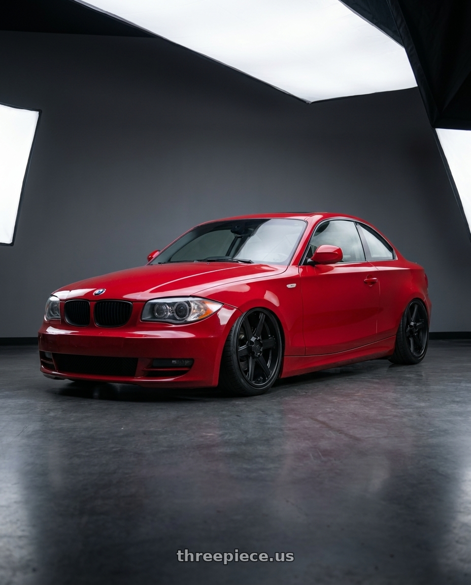 2011 bmw 128i with Enkei BHAWK 6x139.7 18x8.5+30 Black wheels