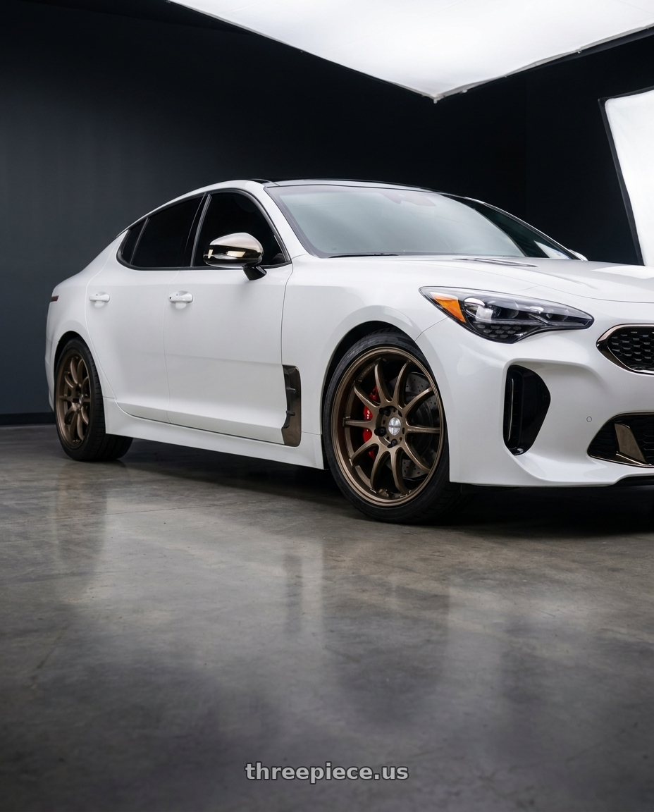2023 Kia Stinger GT2 with Work Emotion D9R wheels