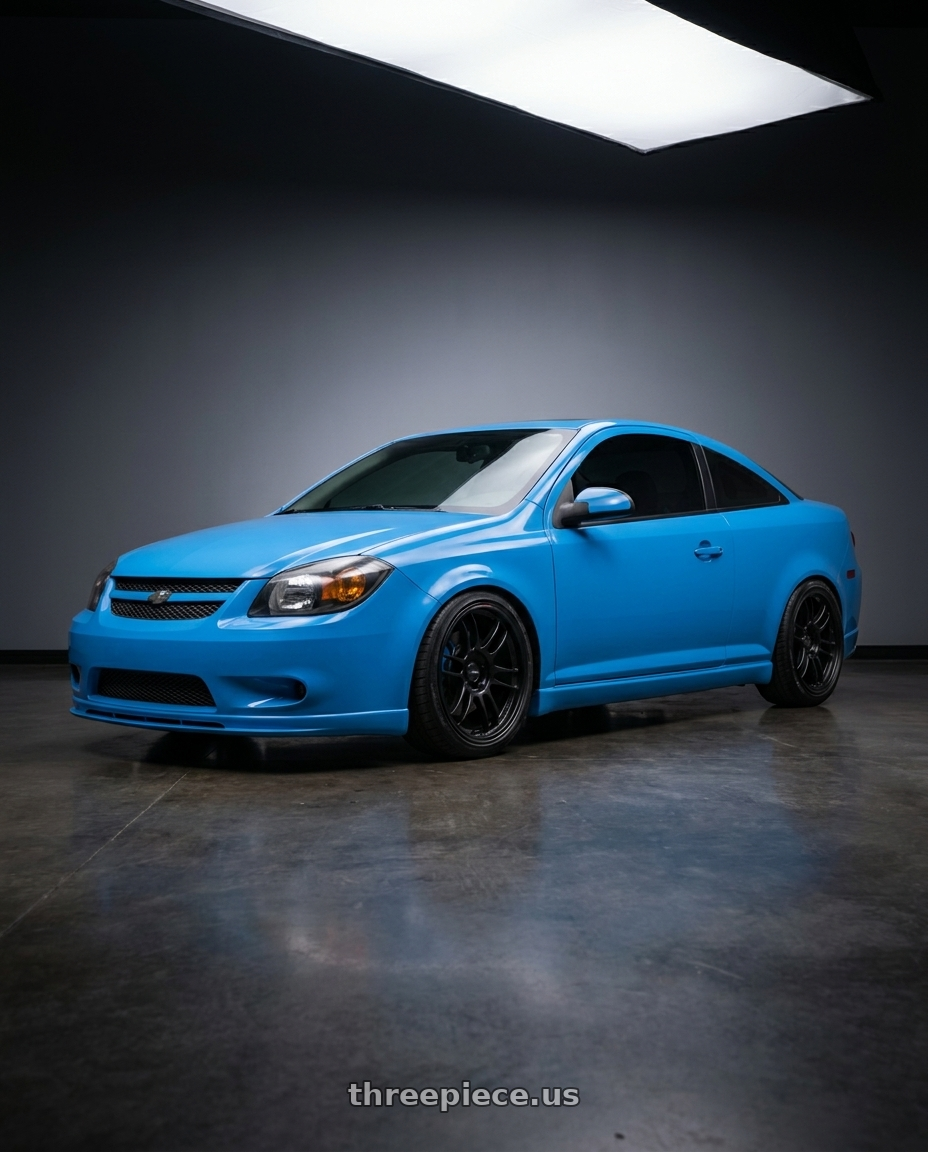 2008 chevy cobalt ss with Enkei GTC02 5x114.3 18x8+45 Matte Black wheels