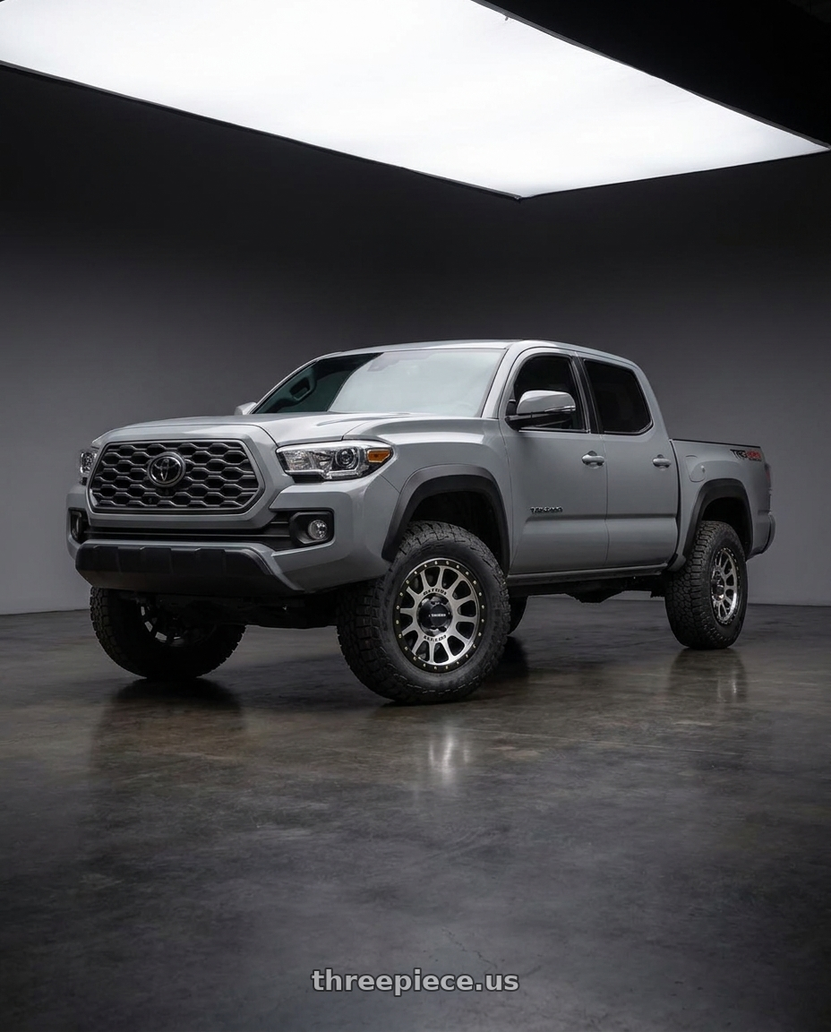 2021 Toyota Tacoma TRD Sport with Method Race Wheels 305MB NV 6x139.7 17x8.5 +0 MACHINED - MATTE BLACK LIP wheels