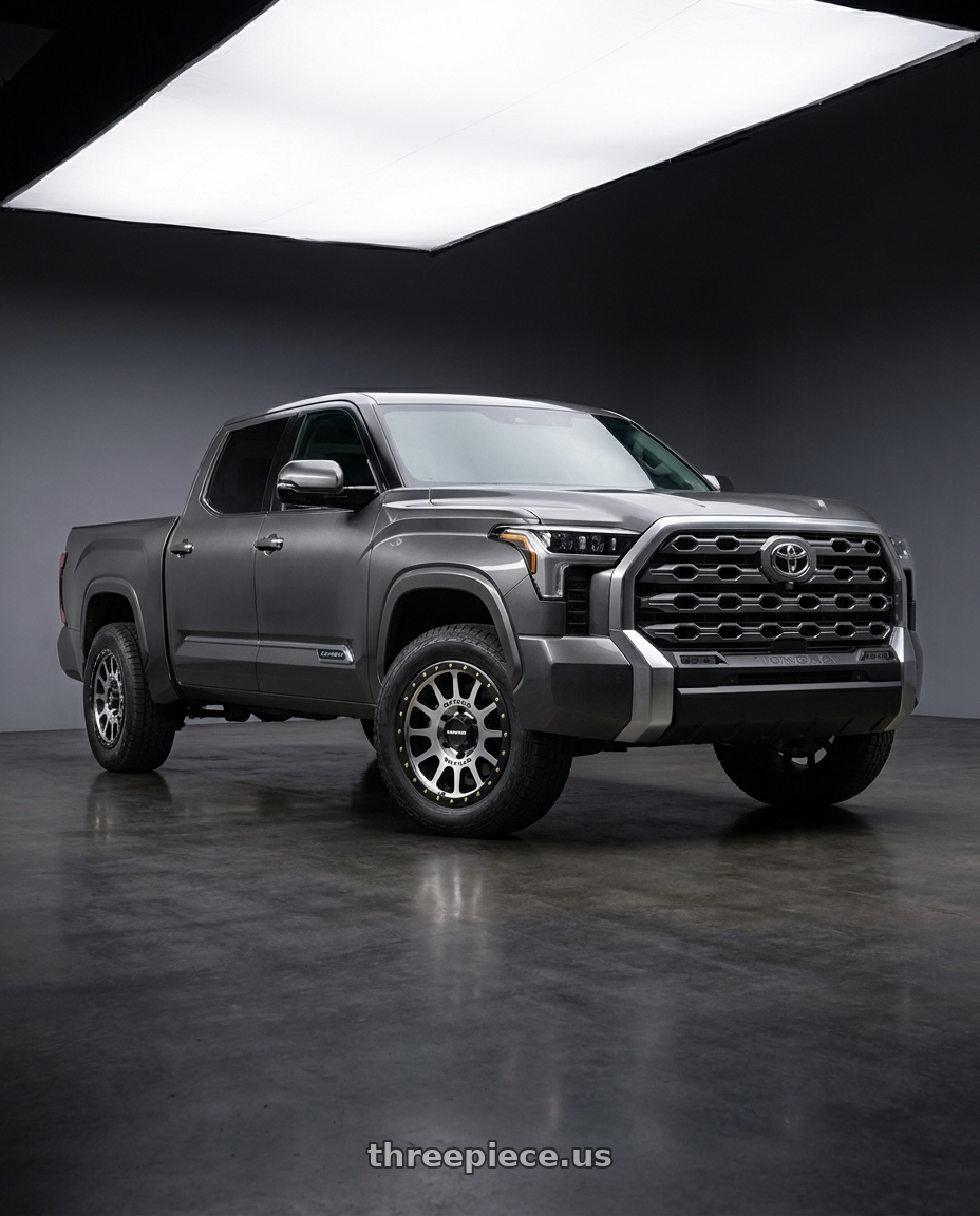 2022 Toyota Tundra Limited with Method Race Wheels 305MB NV 6x139.7 17x8.5 +0 MACHINED - MATTE BLACK LIP wheels