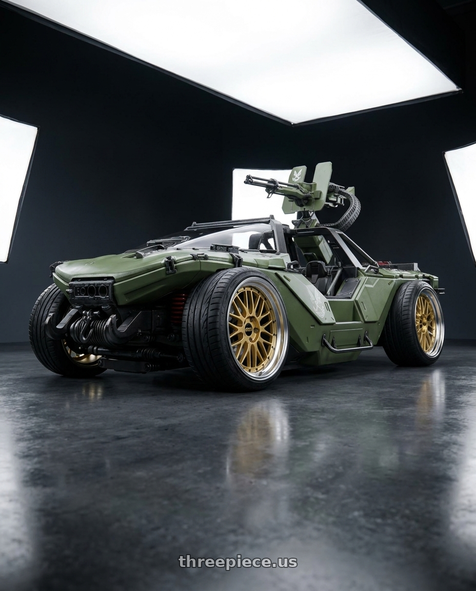 2021 M12 Warthog with BBS LM 5x114.3 18x9.0+42 Gold wheels