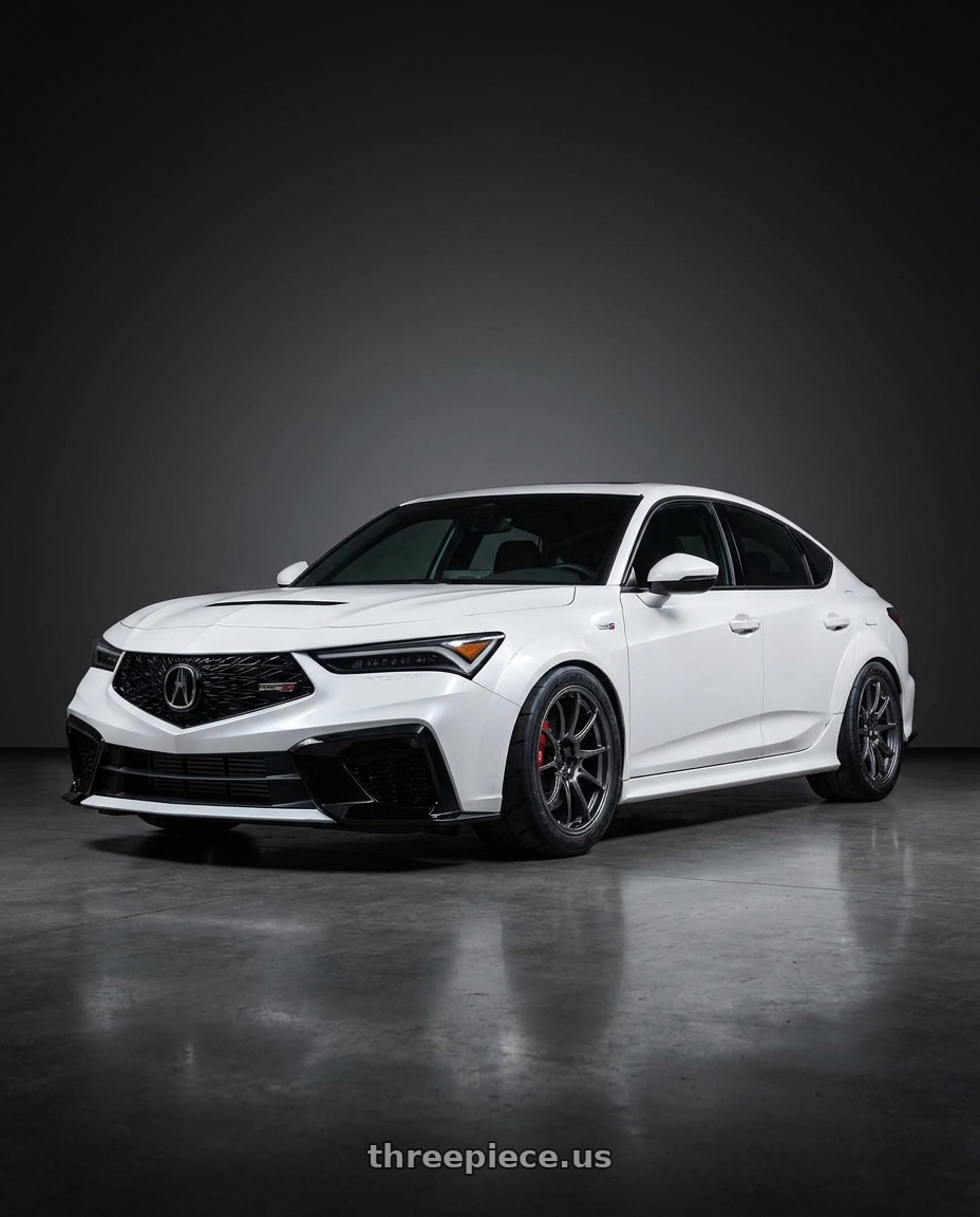 2024 Acura Integra Type S with Ssr Gtx01 5x120 19x9.5+38  DARK SILVER wheels