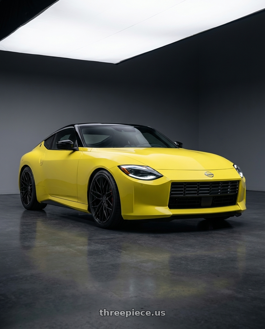 2024 Nissan Z with Avant Garde Wheels M520R 5X114.3 19x8.5 +35 Gloss Black wheels