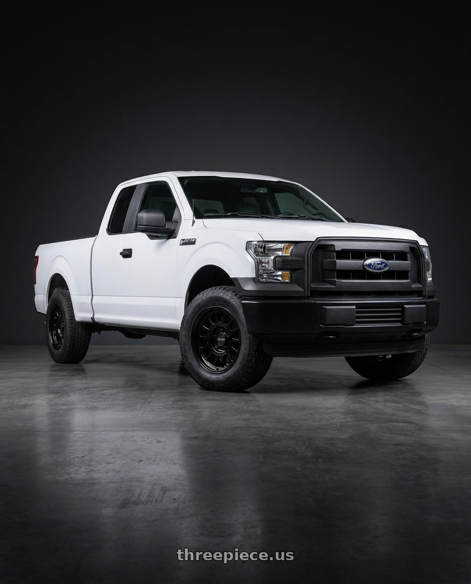 2015 Ford F-150 XL with Method Race Wheels 318B 6X135 17x8.5 +0 GLOSS BLACK wheels