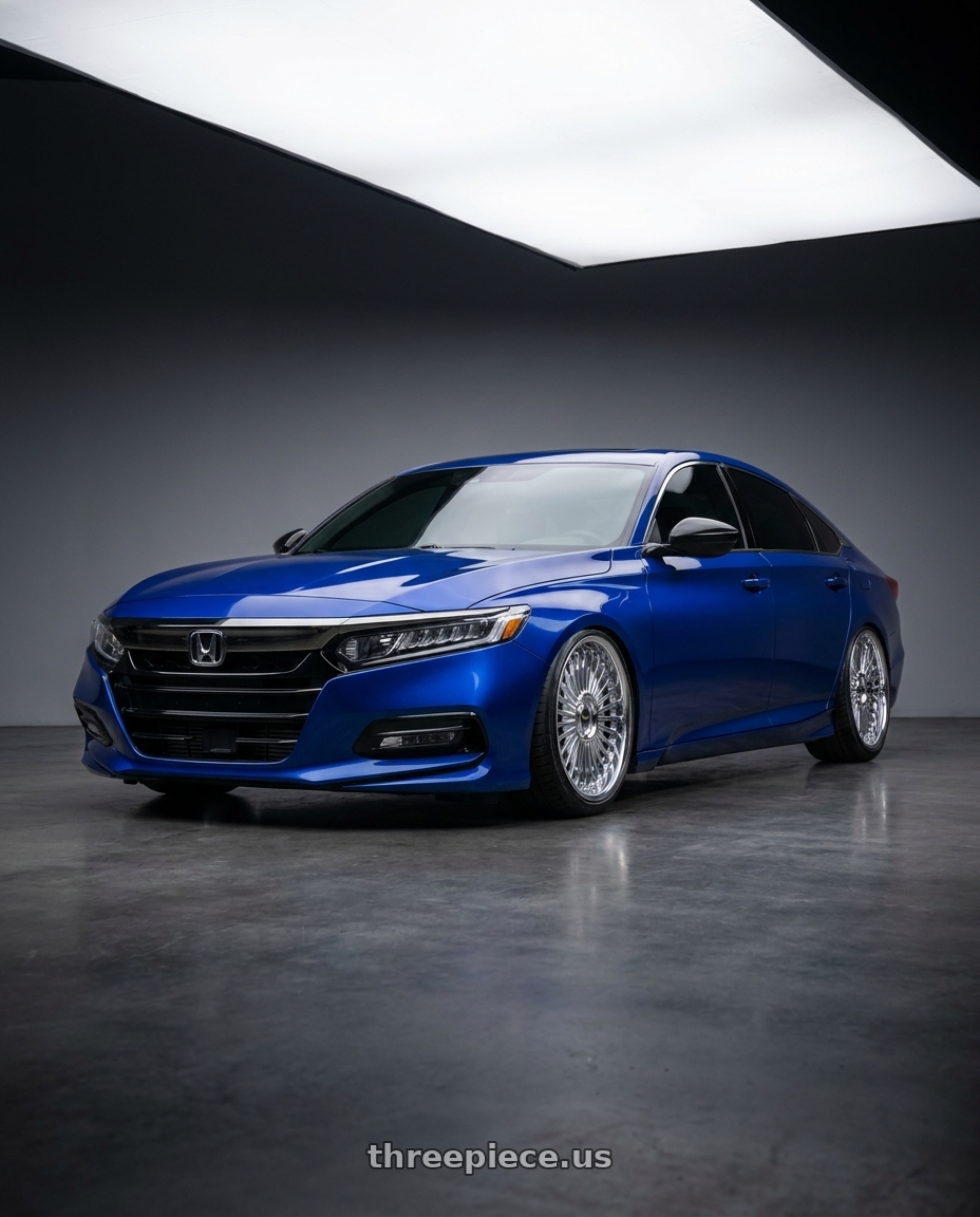 2020 Honda accord with Work Emitz Chrome 5x114.3 19x8.0 +45 wheels