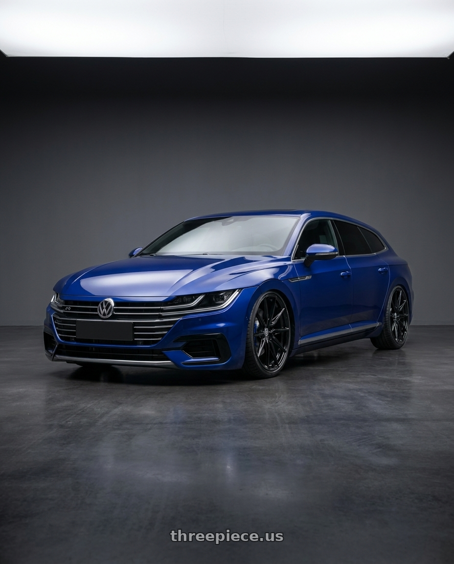 2021 Vw arteon shooting brake r with Brada Wheels CX2 5x112 19x10 +30 Gloss Black wheels