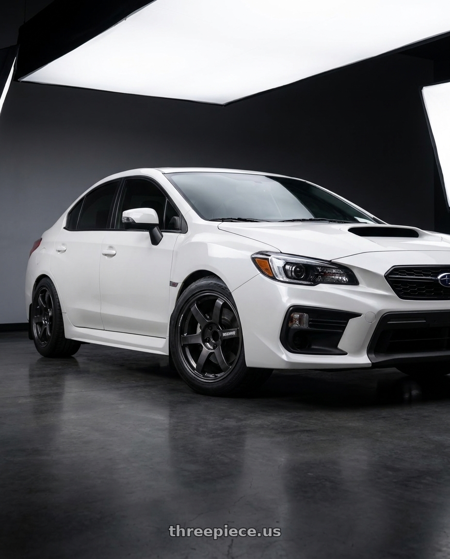 2019 Subaru WRX Limited with Volk Racing TE37 Saga S-Plus 5x114.3 18x9.5+38 Diamond Dark Gunmetal wheels