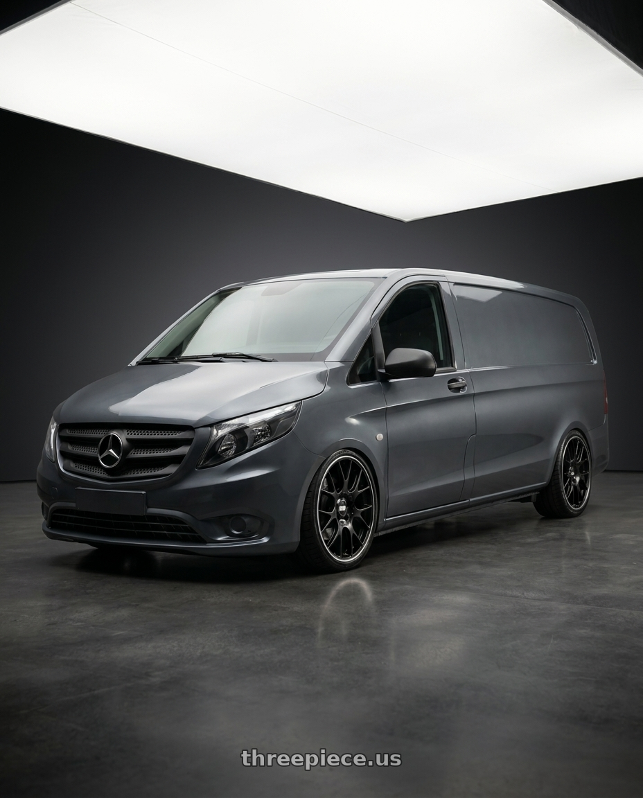 2020 Benz vito with BBS CH-R 5x130 19x12 +45 Satin Black Polished Rim Protector wheels