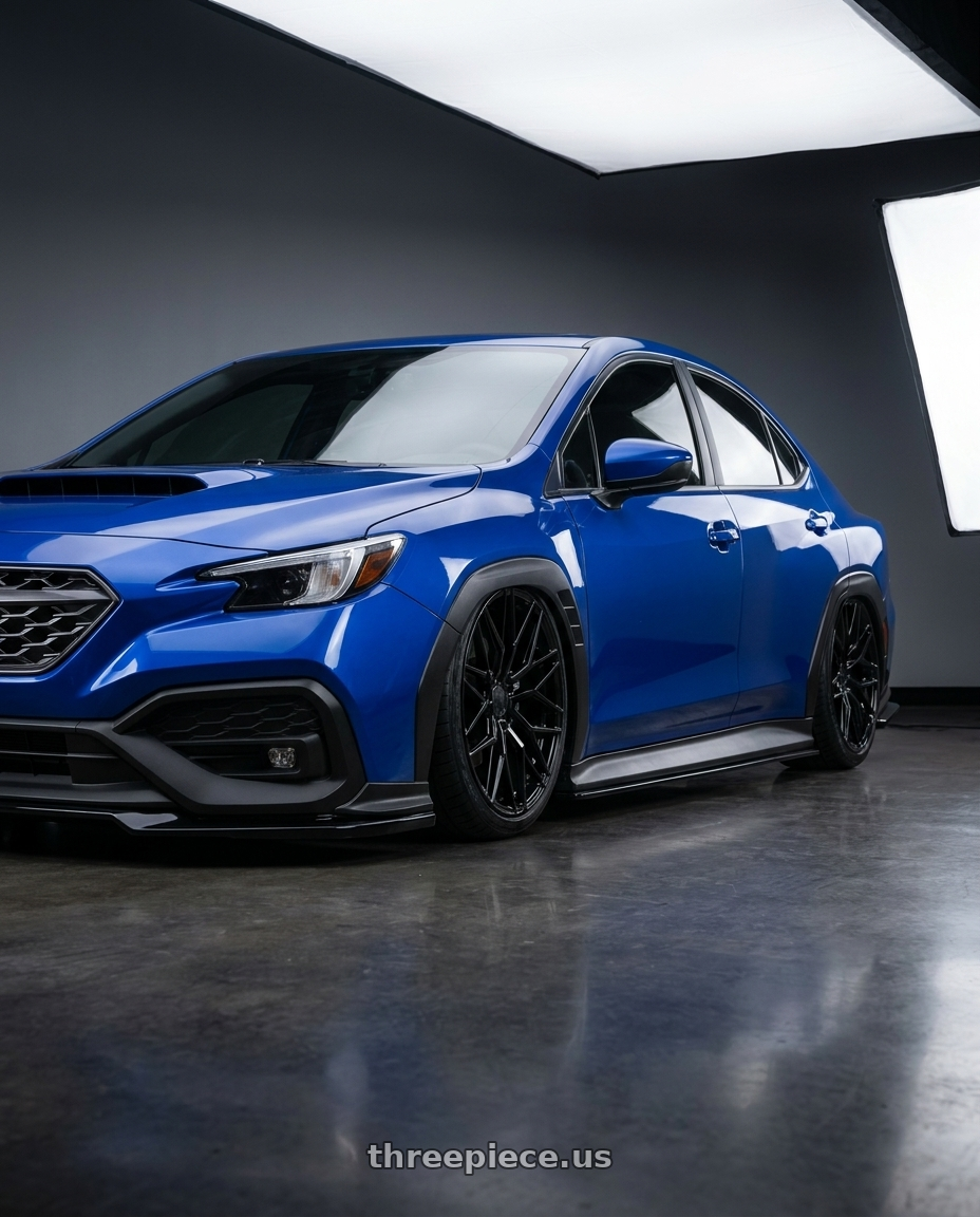 2024 Subaru WRX with Avant Garde Wheels M520R 5X114.3 19x8.5 +35 Gloss Black wheels