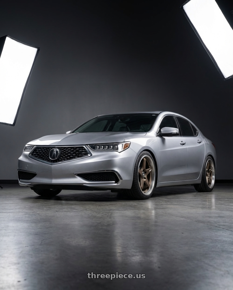 2019 Acura TLX with ESR Wheels APEX SERIES AP5 5x114.3 19x11 +22 Matte Bronze wheels