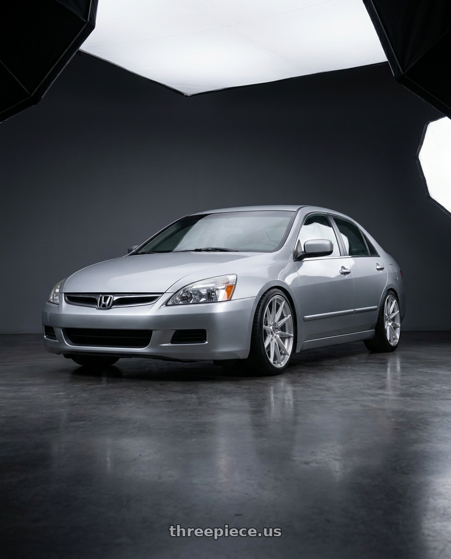 2005 Honda Accord Lx with Brada Wheels CX2 5x114.3 19x10 +30 Brushed Hyper Silver wheels