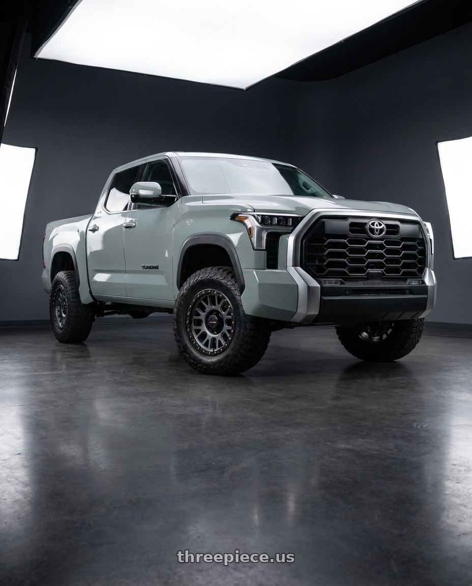 2024 Toyota Tundra with Vision Off-Road 111 Nemesis 6x139.7 20x9+12 Gunmetal wheels