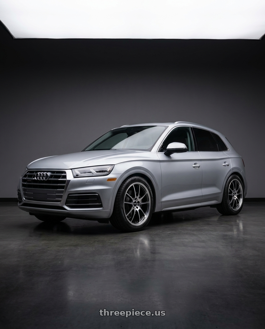 2017 Q5 20T with Enkei Commander 6x135 18x8.5+25 Black Machined wheels