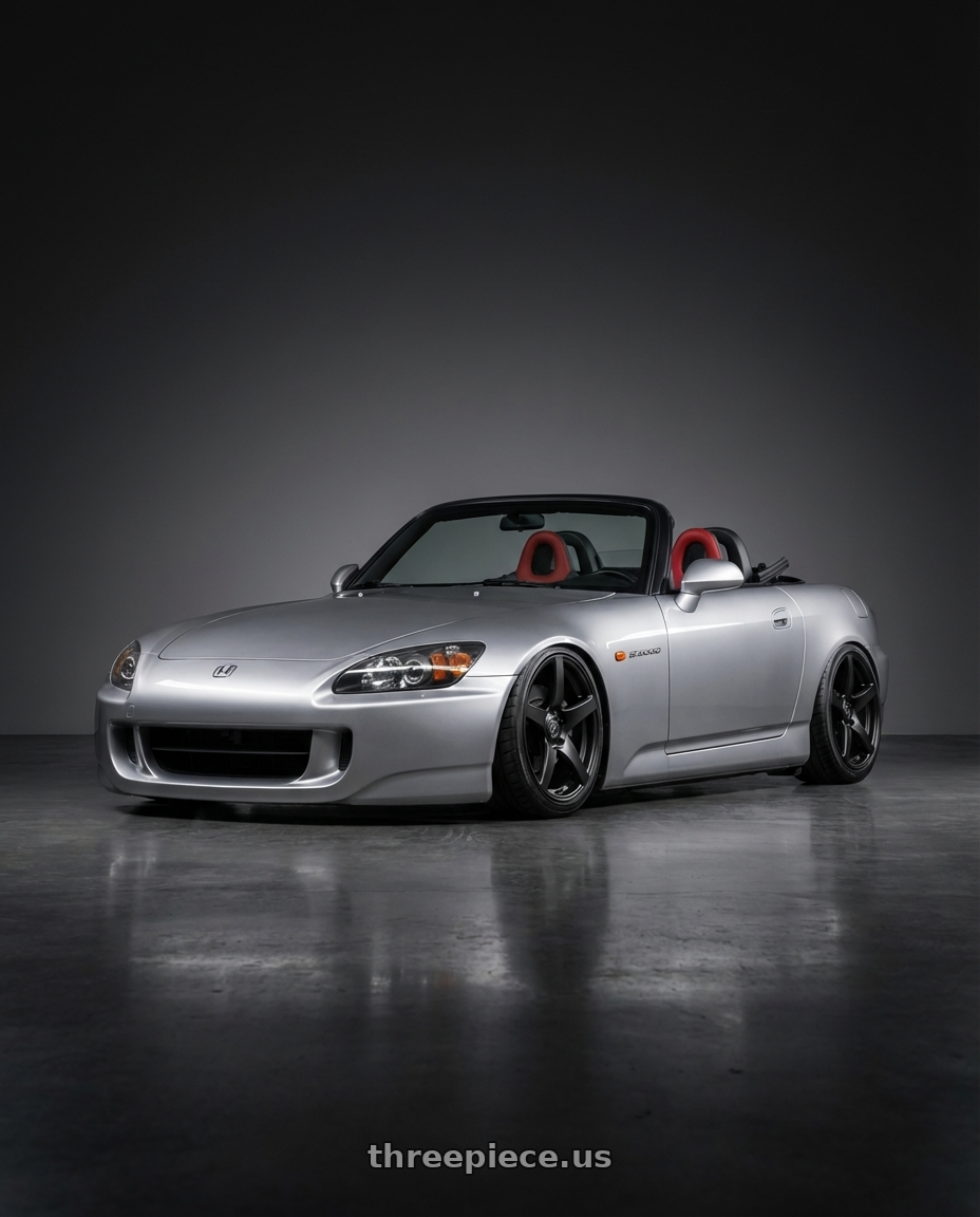2009 Honda S2000 with Forgestar CF5 5x114.3 18x9 +35 Satin Black wheels
