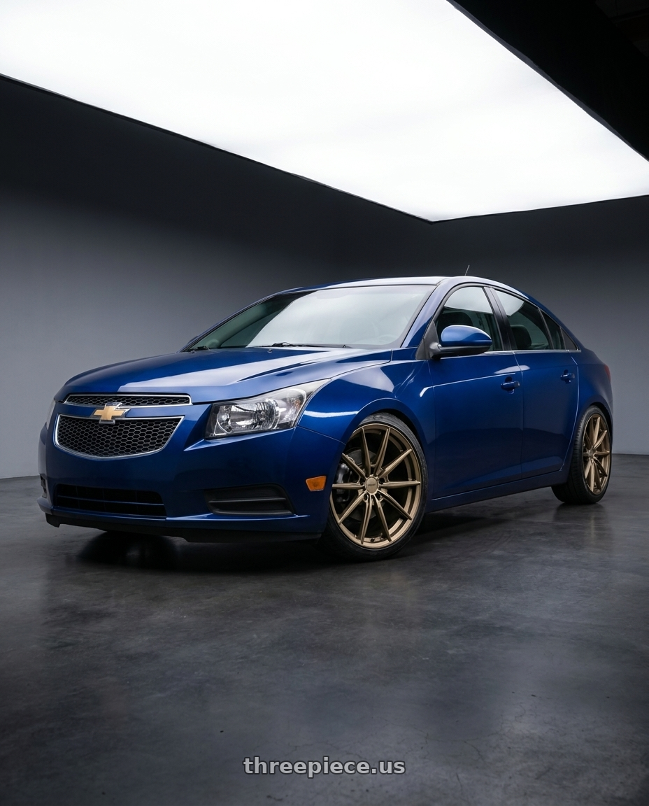 2012 Chevy Cruze with Petrol P4B 5X105 18X8 +40 MATTE BRONZE wheels
