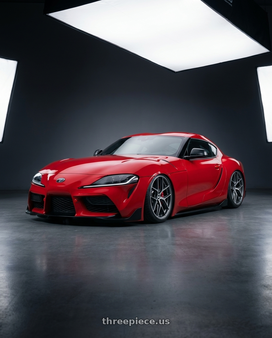 2023 Toyota GR Supra with BBS CC-R 5x112 19x10.0+48 Graphite w/ Diamond Cut Face wheels