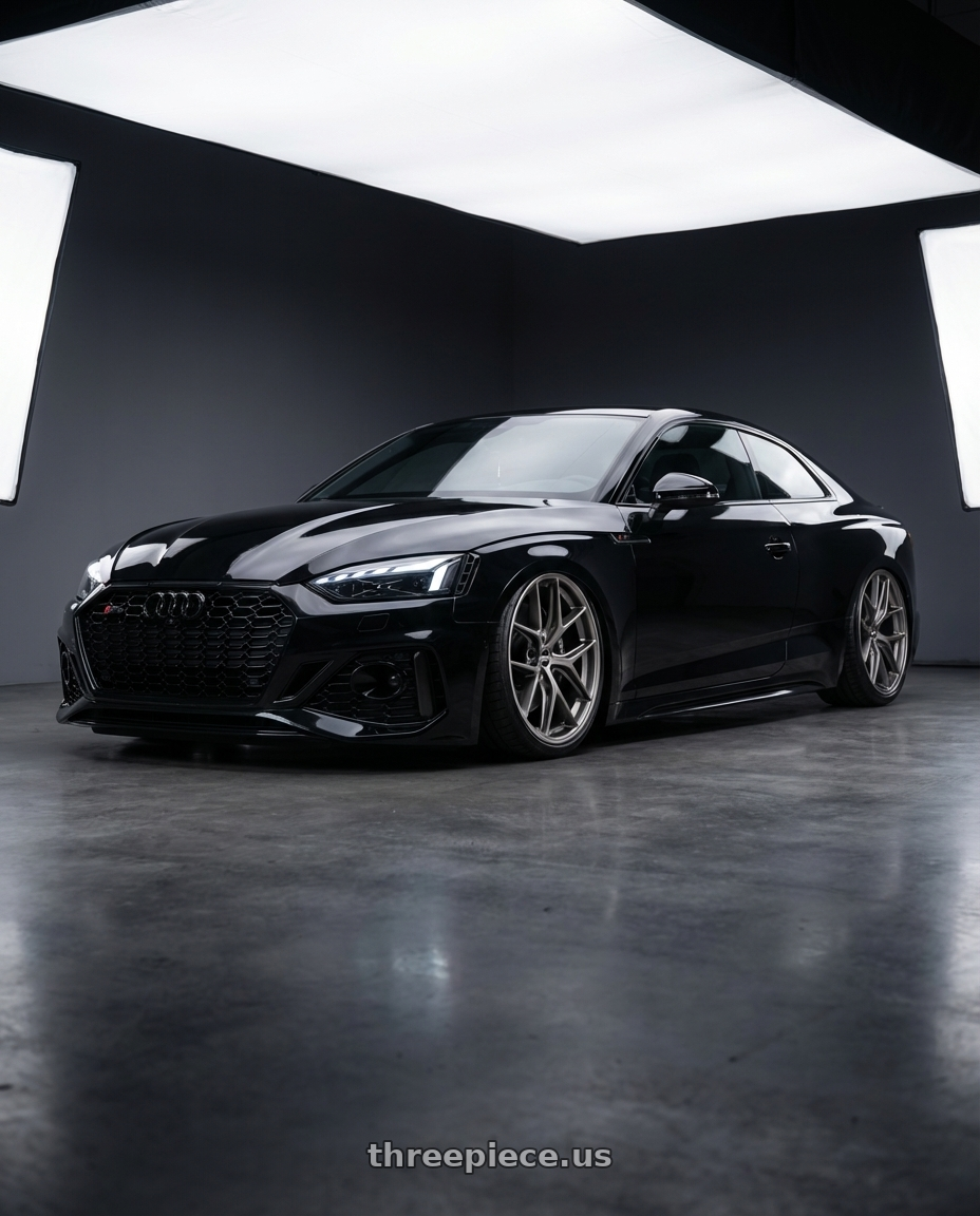 2022 Audi RS5 with BBS CC-R 5x112 20x9.5+20 Satin Platinum wheels