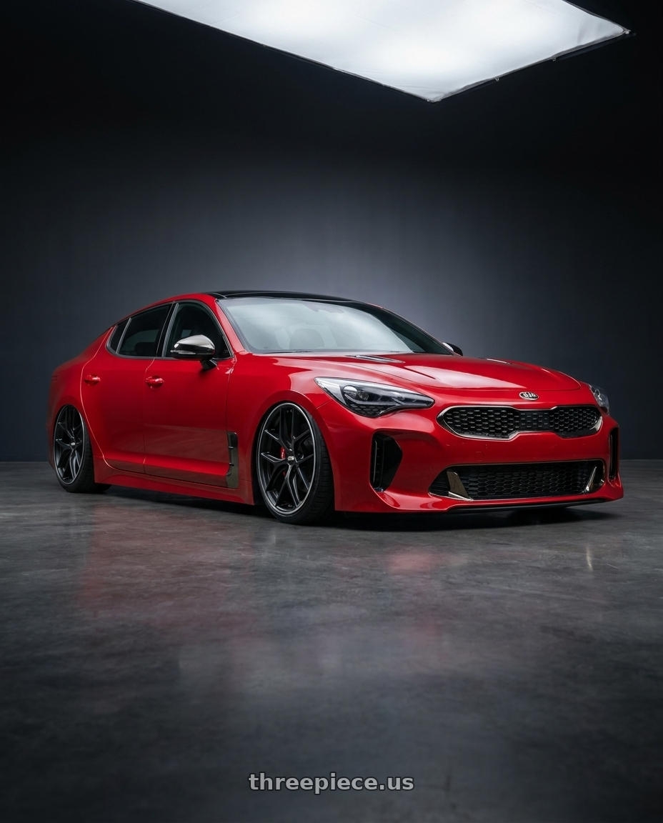 2022 Kia Stinger GT with BBS CC-R 5x114.3 19x8.5+30 Satin Black wheels