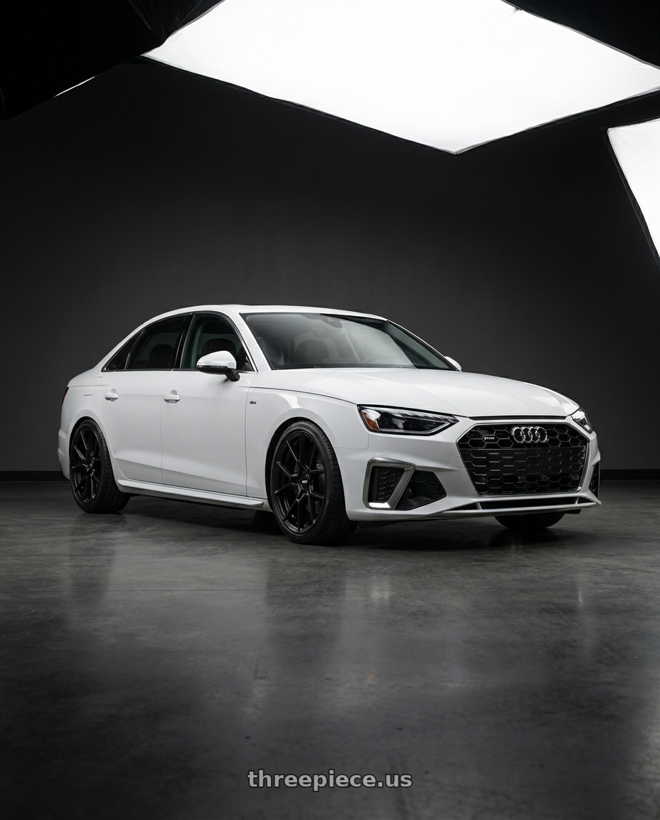 2020 Audi A4 Premium with Rotiform RC199 KPR 5X112 19x8.5 +45 SATIN BLACK wheels