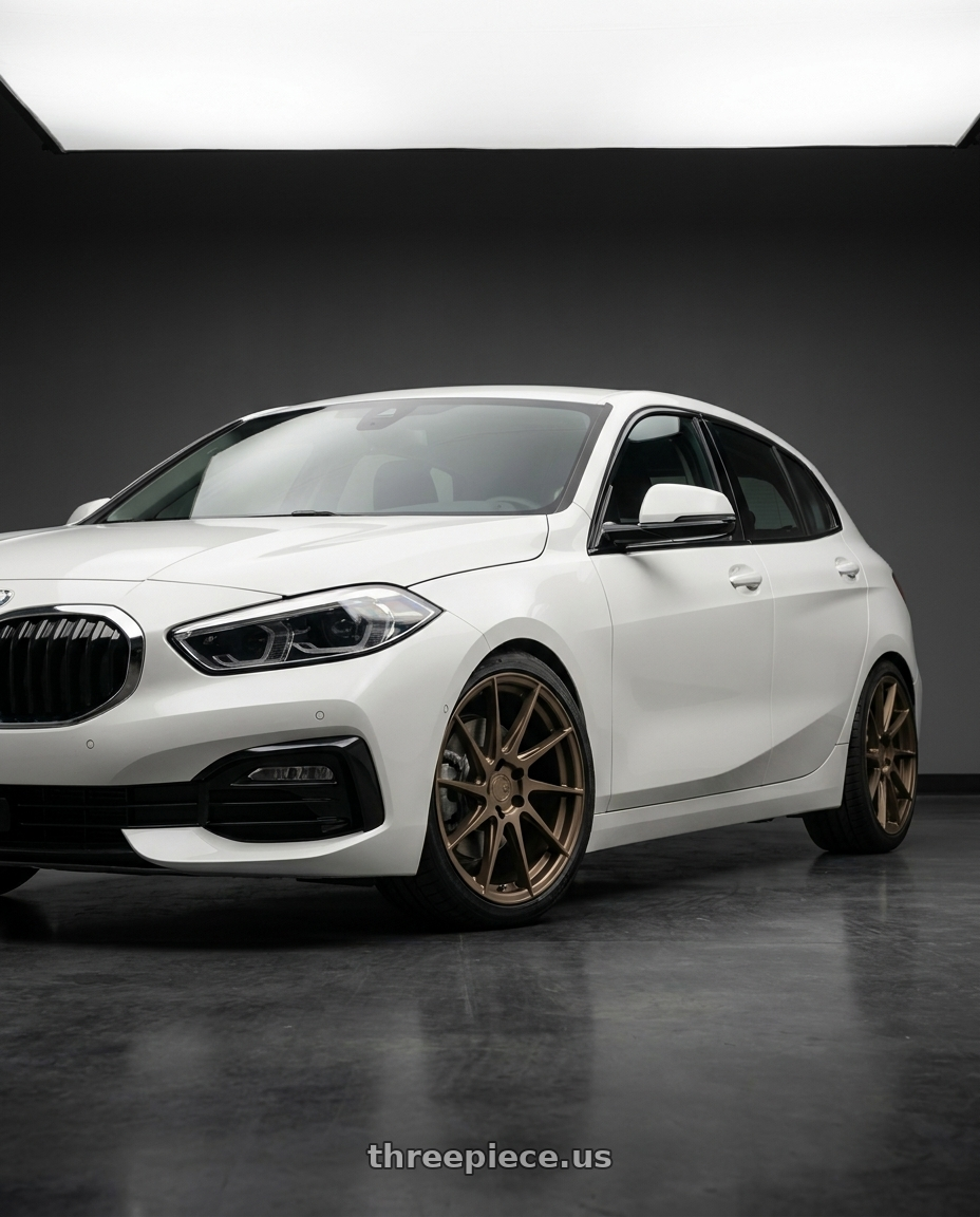 2021 Bmw F40 with Aodhan AH09 5x112 18x8.5 +35 Matte Bronze wheels