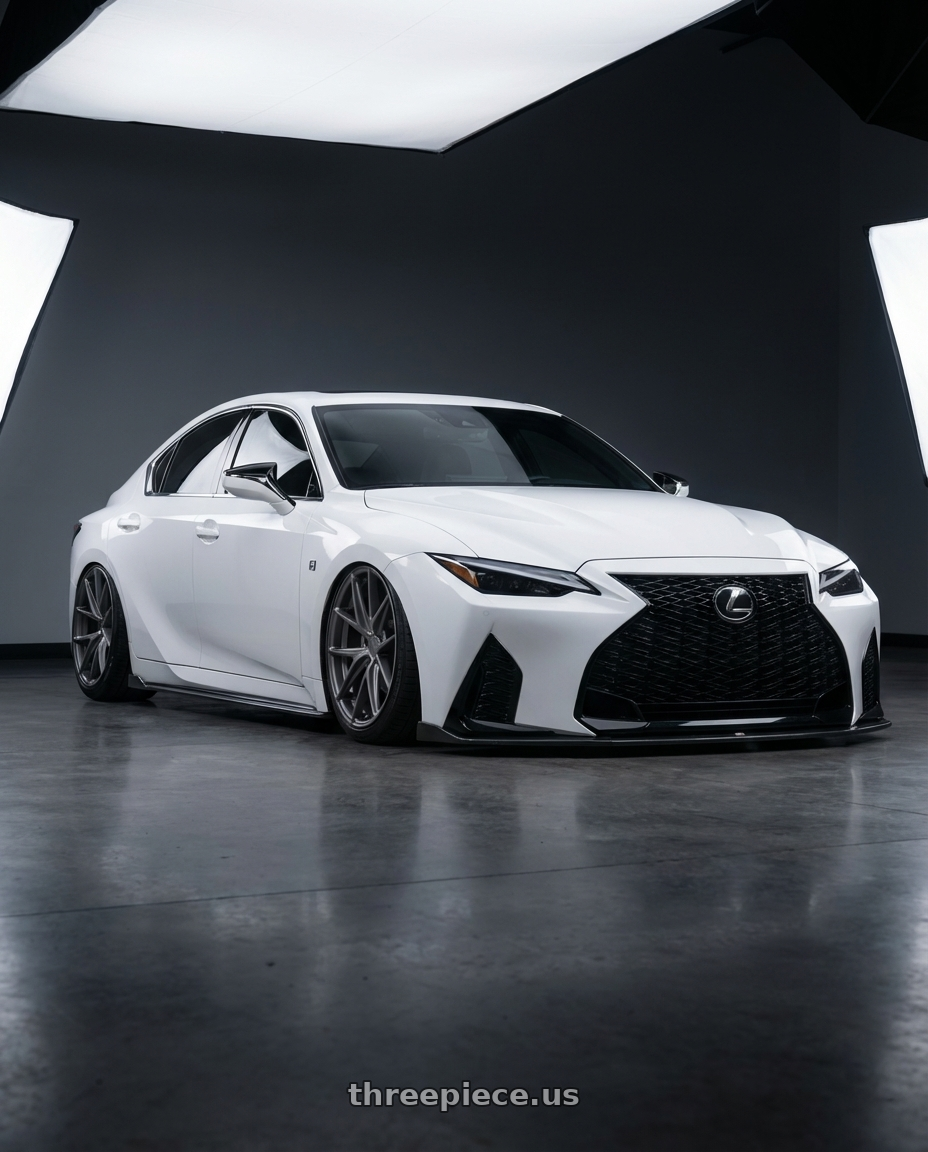 2024 Lexus IS 350 with Niche 1PC M116 MISANO 5X114.3 19X8.5 +33 MATTE GUN METAL wheels