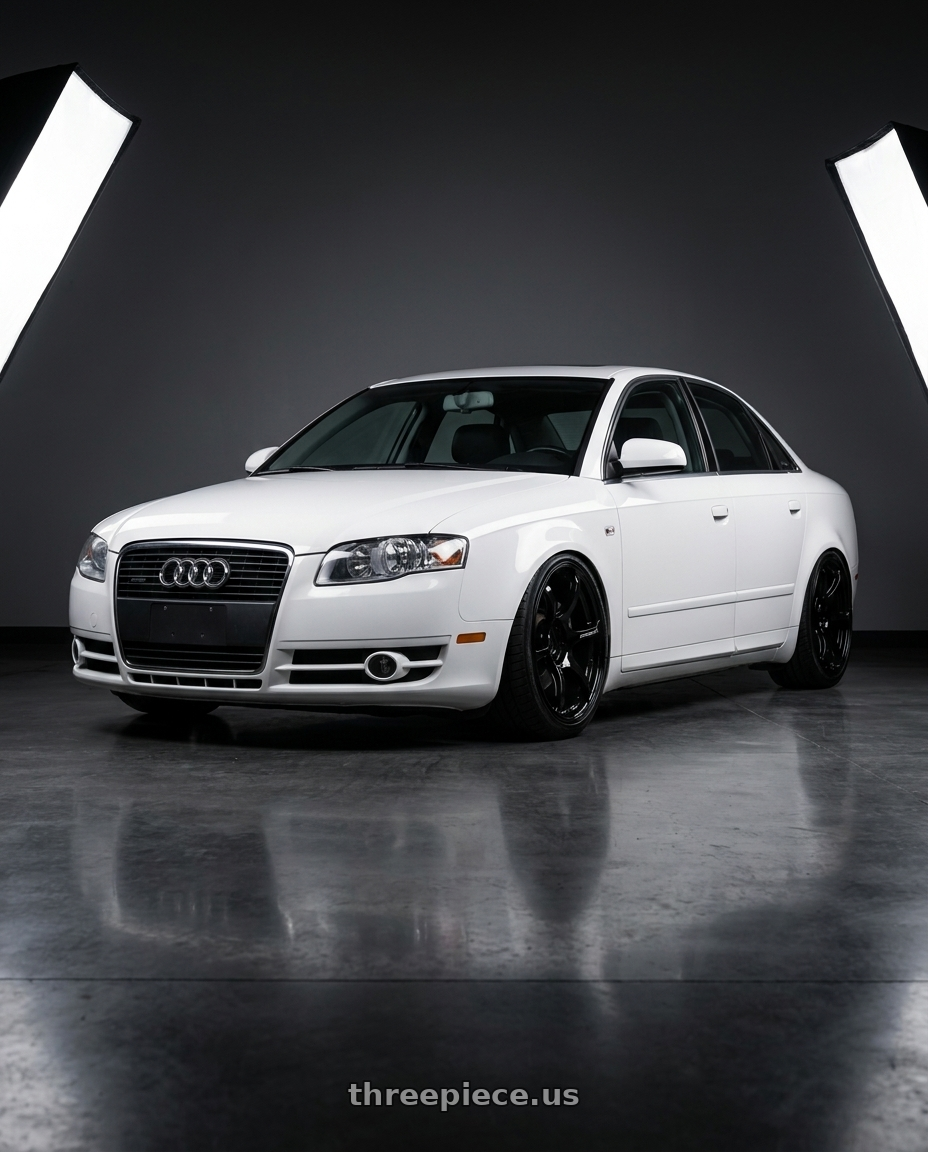 2010 Audi A4 B7 with Advan RGIII 5x112 19x8.5+45 Gloss Black wheels