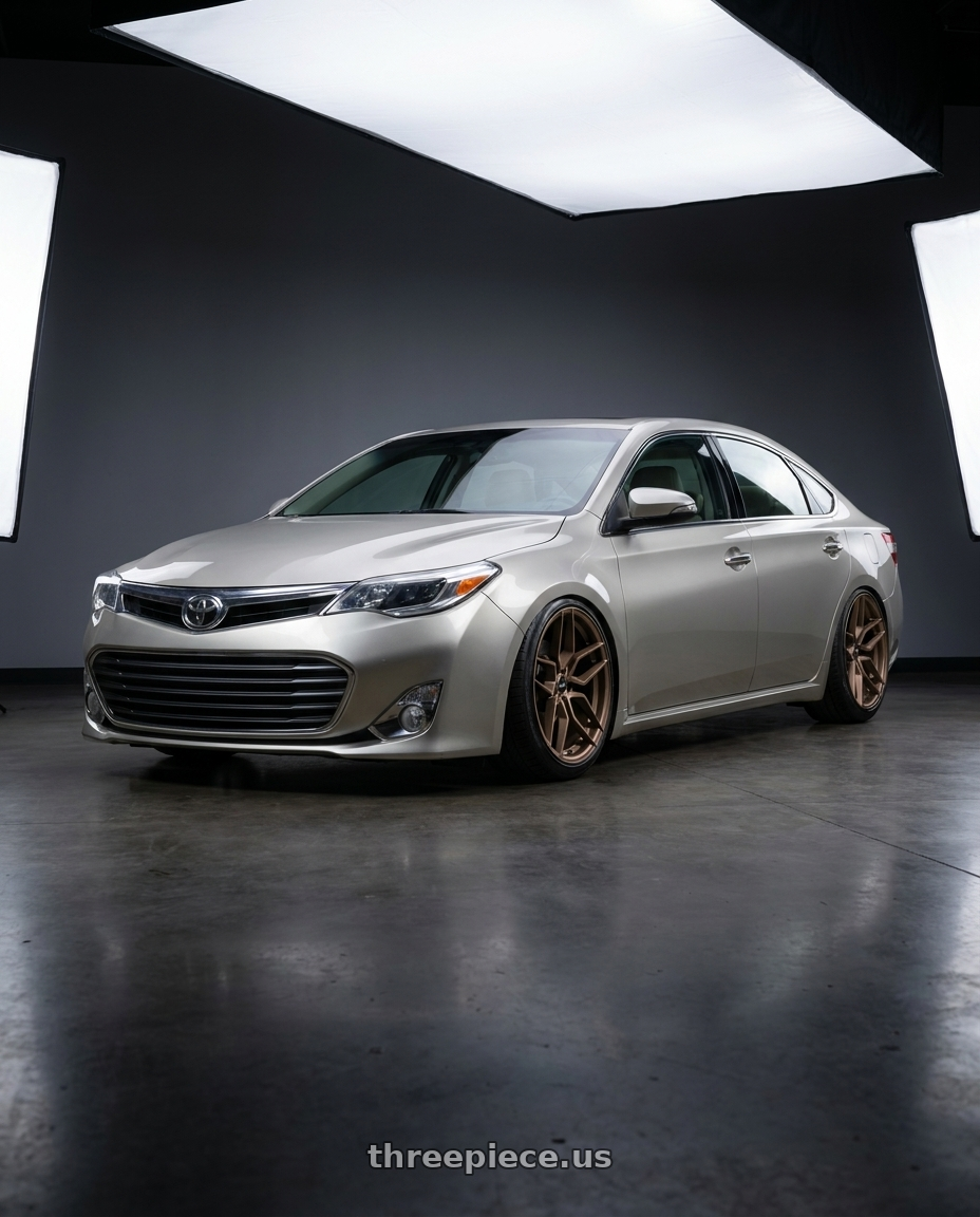 2013 toyota avalon with Vors LP1 5x114.3 18x9.5  +35 Bronze wheels