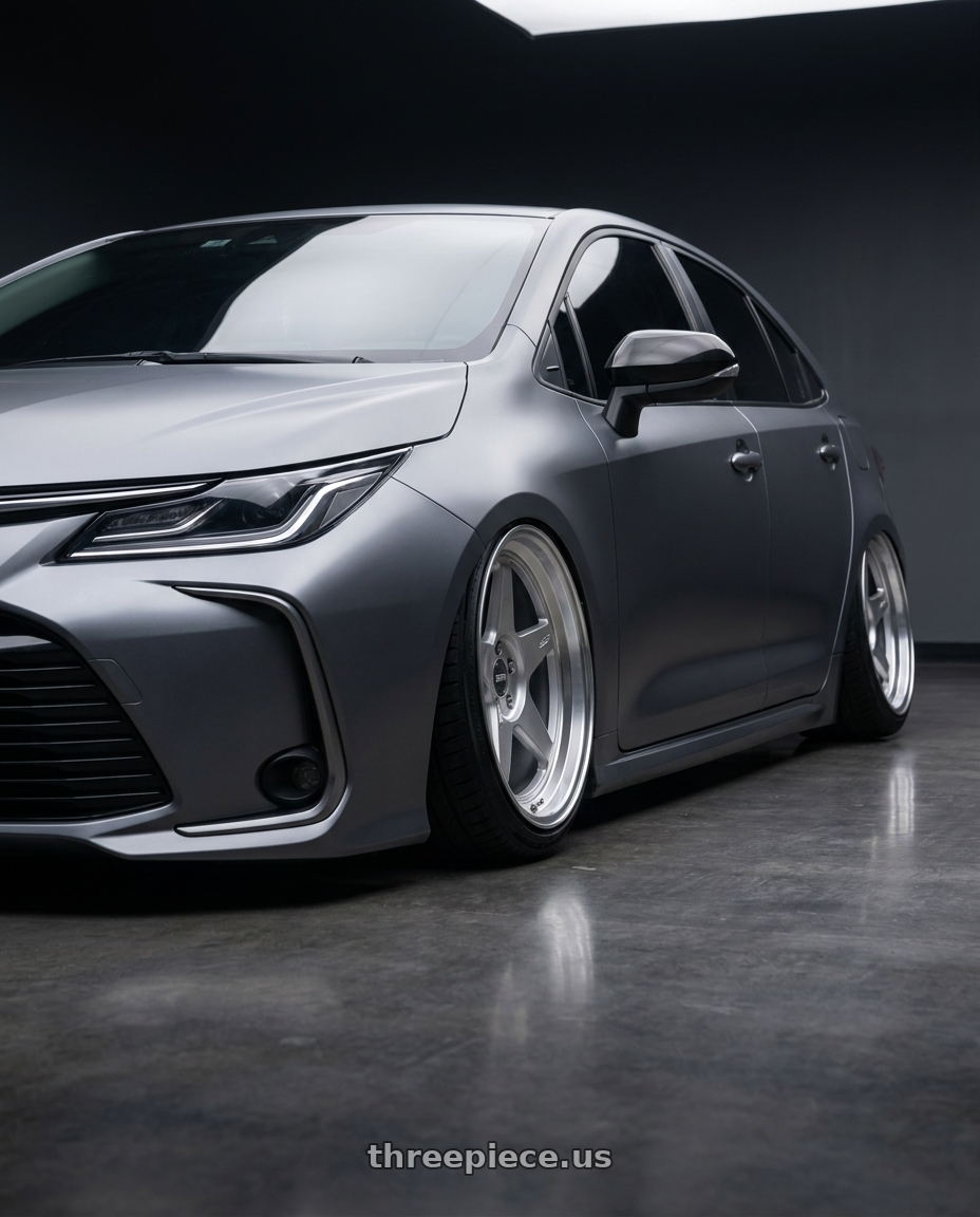 2022 Toyota altis with ESR Wheels CR SERIES CR5 5x108 19x10 +25 Hyper Silver wheels