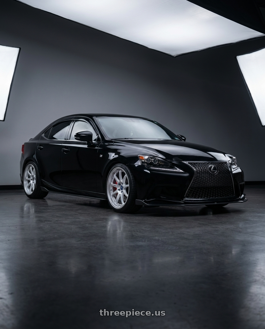 2017 Lexus is300 f sport with ESR Wheels CS12 5x114.3 19x8.5 +35 Hyper Silver wheels