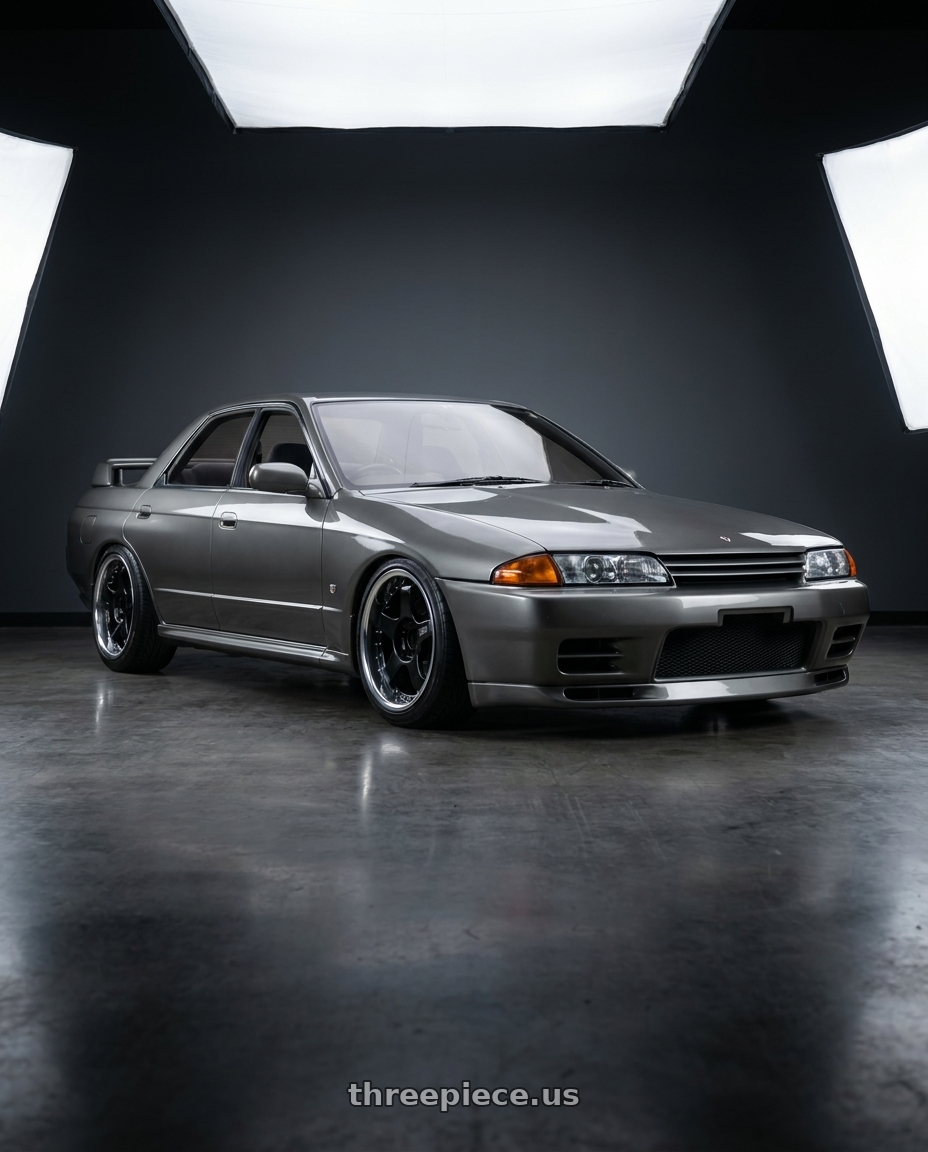 1992 Autech Version GTS-4 (HNR32) with SSR Professor SP1R 4X100 17X8.5 0 HP Disk Black wheels