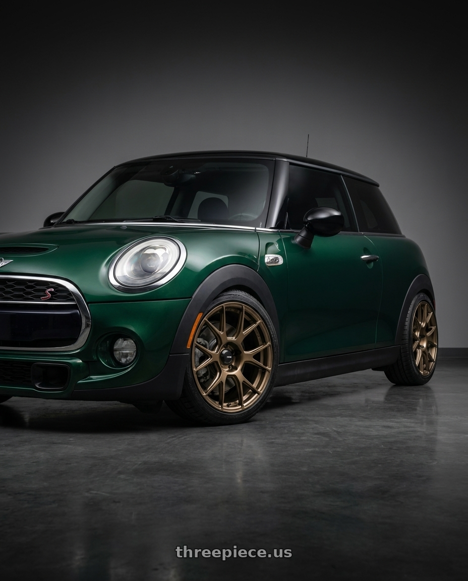 2014 mini cooper s with Konig Ampliform 5x112 18x8.5+43 Gloss Bronze wheels