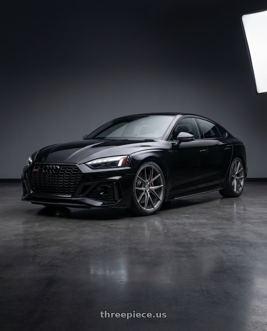 2022 Audi RS5 with Niche 1PC M116 MISANO 5X112 20X9 +26 MATTE GUN METAL wheels