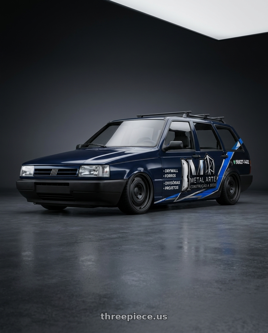 1994 fiat elba adesivado with fifteen52 ANALOG HD 6x139.7 16x7.5 +0 ASPHALT BLACK (SATIN BLACK) wheels