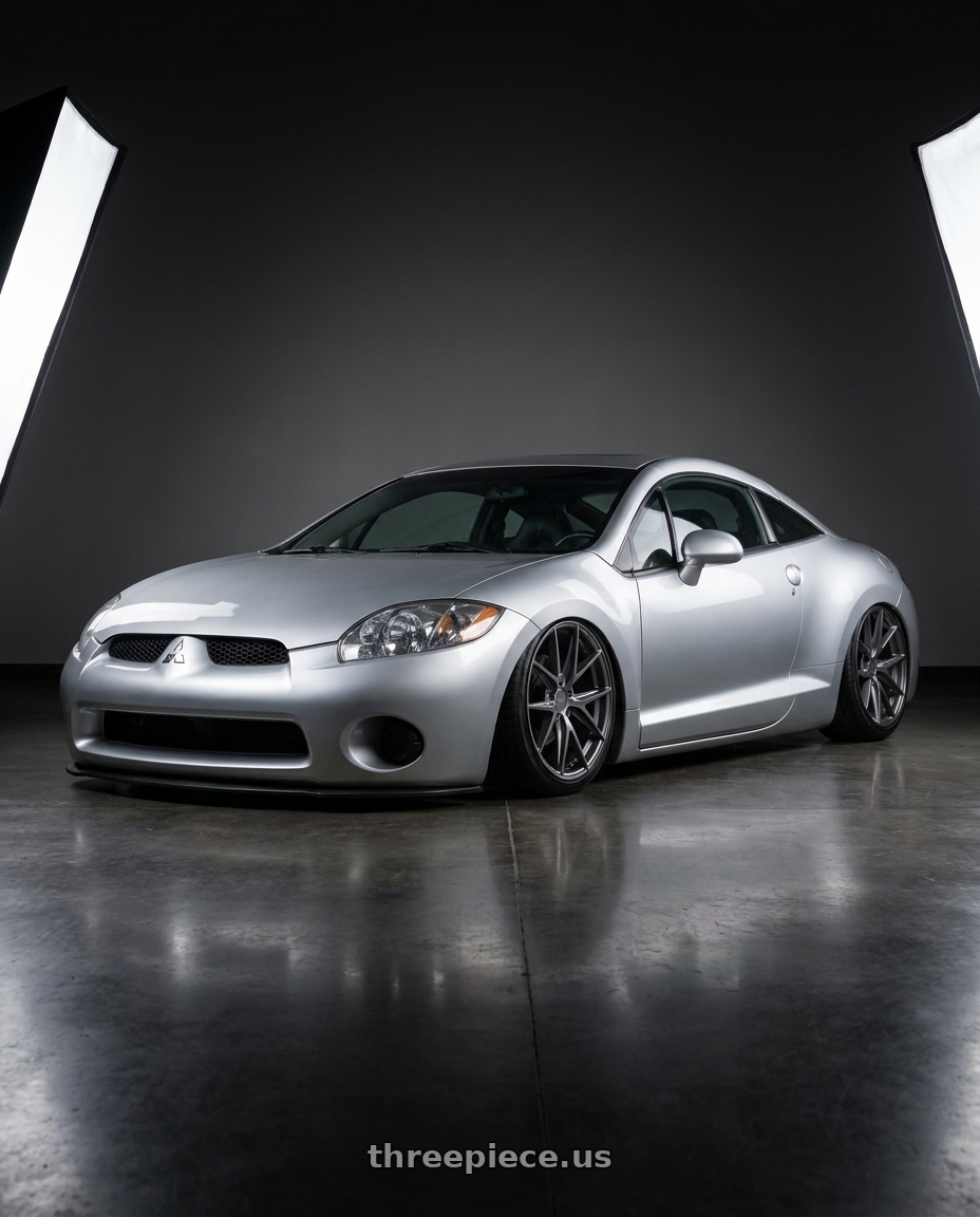 2010 Mitsubishi Eclipse with Niche 1PC M116 MISANO 5X114.3 18X9.5 +40 MATTE GUN METAL wheels