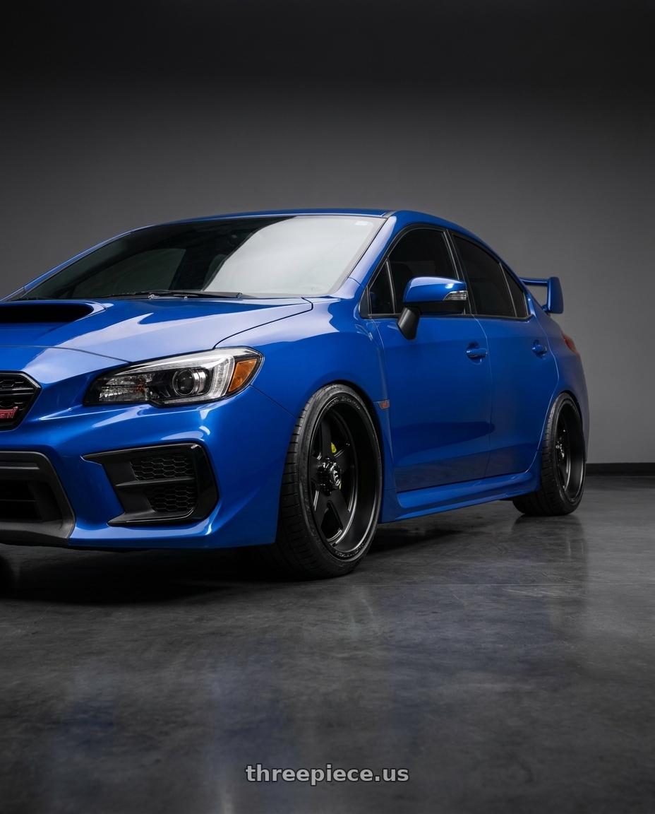 2020 Subaru Wrx Sti with Fuel Mono DD71 FF71 6X139.7 20X9 +1 GLOSS BRUSHED POLISHED wheels
