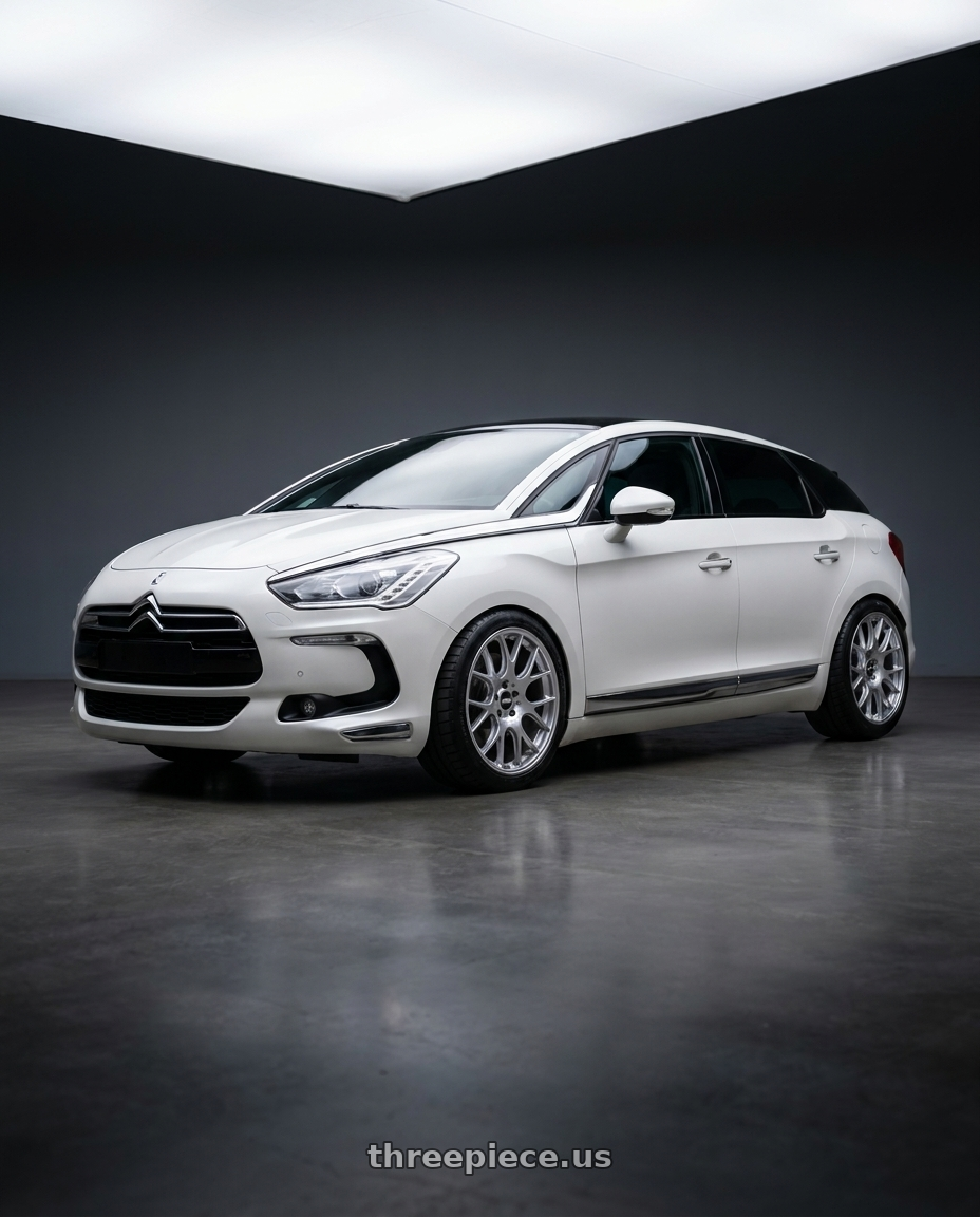 2013 Citroen DS5 with BBS CH-R 5x130 20x11.5 +47 Brilliant Silver Polished Rim Protector wheels
