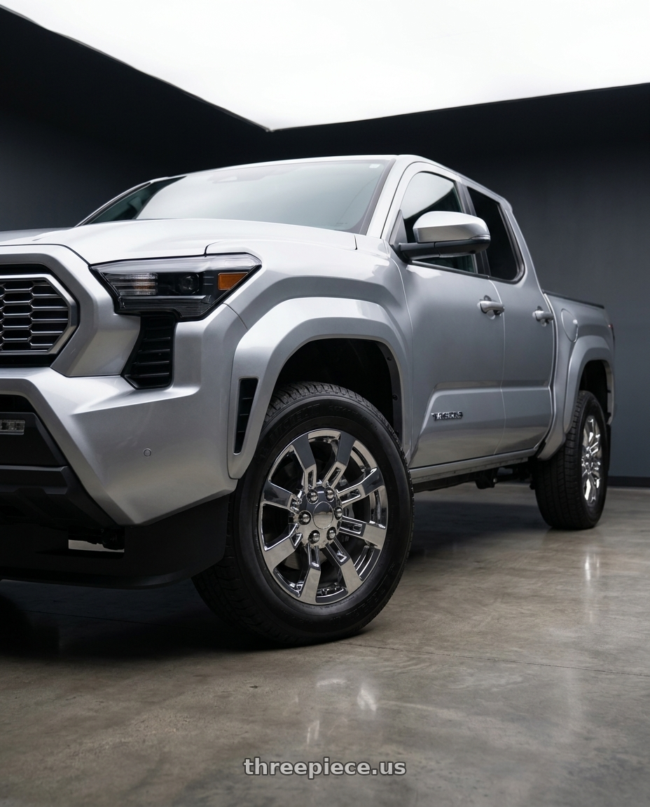 2024 Toyota Tacoma with OE Wheels CA82 6x139.7 20x8.5+31 Chrome wheels