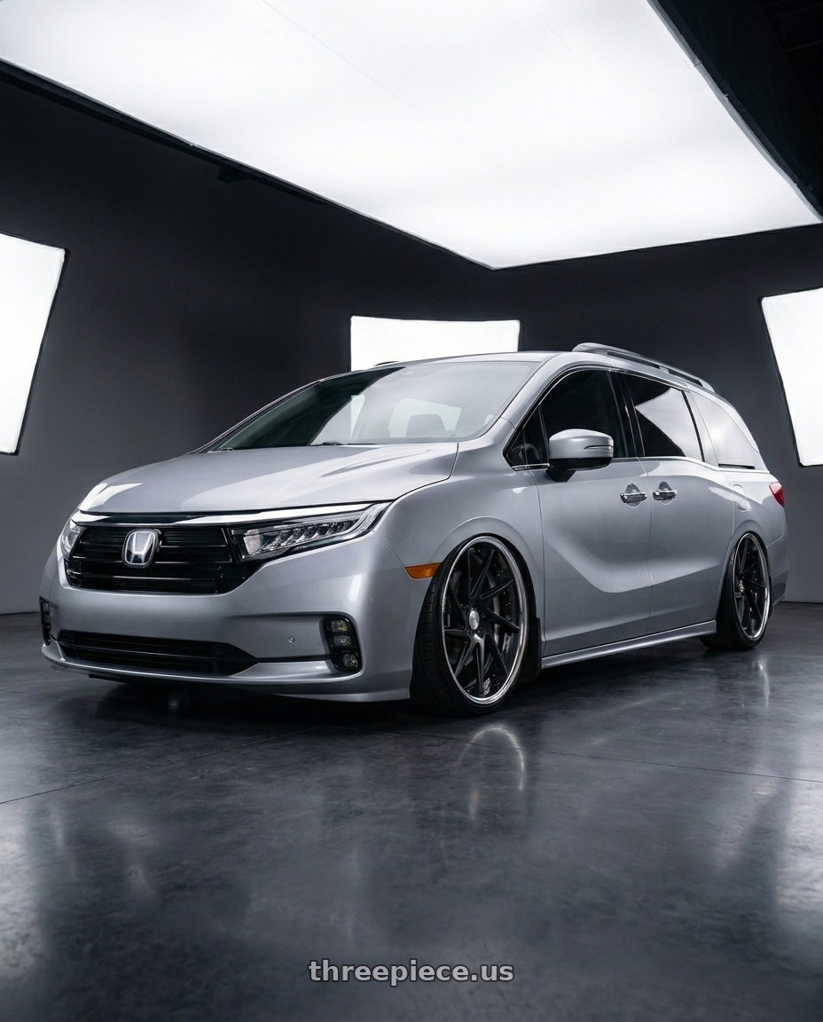 2024 Honda Odyssey  with Work Emotion Cr 3P 5x120 20x8.5+44 L Disk Matte Gunmetal wheels