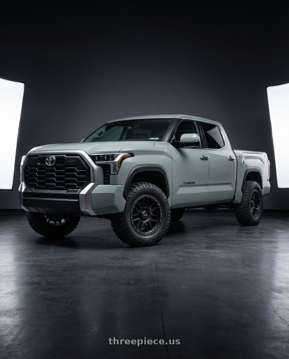 2024 Toyota Tundra with Vision Off-Road 111 Nemesis 6x139.7 20x9+10 Matte Black wheels