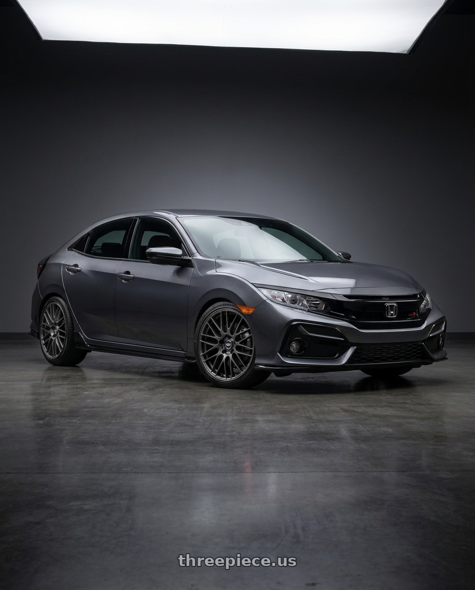 2021 Honda Civic Type R with Enkei EKM3 442 5x120 18x8+42 Gun Metal wheels