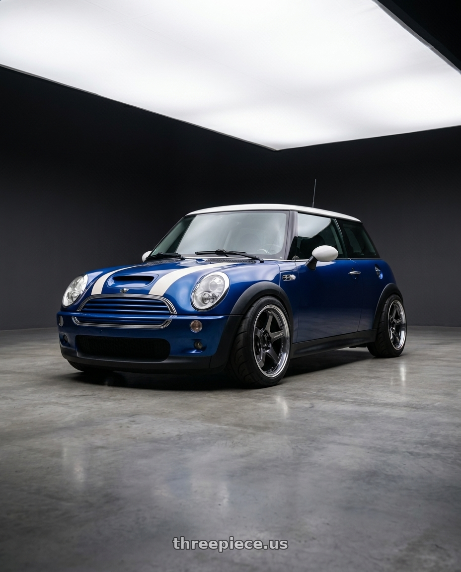 Mini r53 2005 with Advan Racing GT BEYOND 4x100 17x7.5 +32 MACHINING & HYPER PLATINUM BLACK wheels