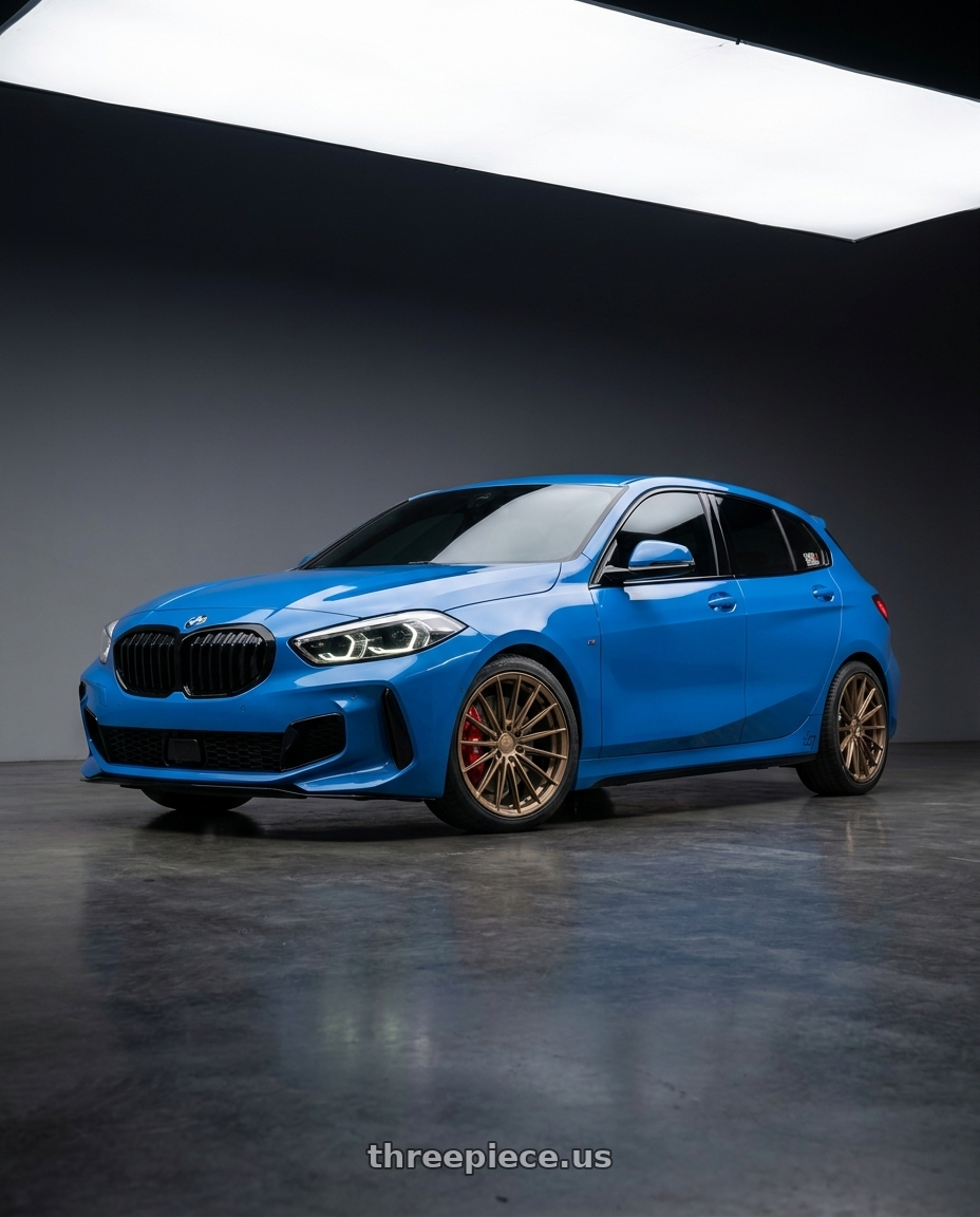 2024 Bmw 128ti with VOSSEN HFX-4 6X135 17x9 +0 SATIN BRONZE wheels