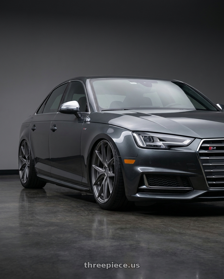 2023 Audi S4 B9 with Niche 1PC M116 MISANO 5X112 20X9 +26 MATTE GUN METAL wheels