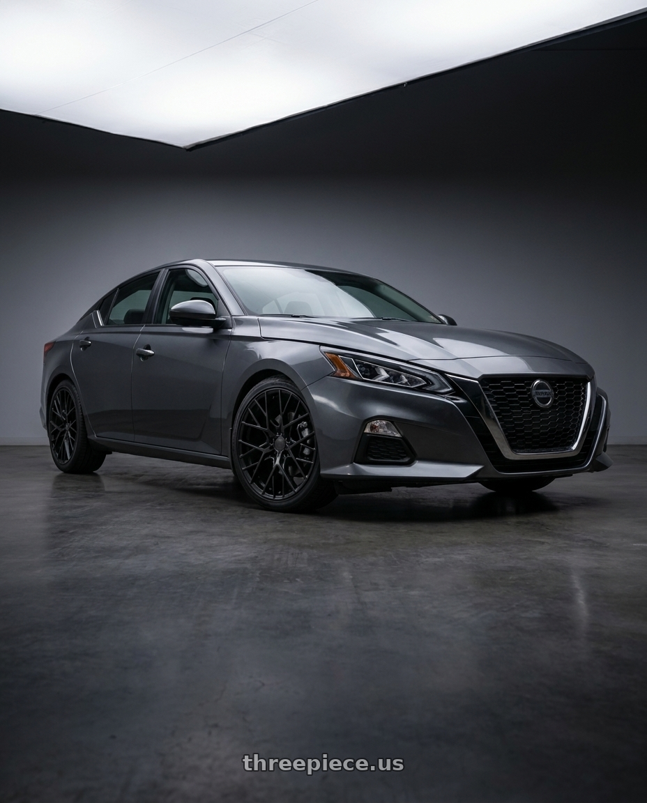 2021 Nissan Altima SV with TSW SEBRING 5X114.3 20X8.5 +40 MATTE BLACK wheels