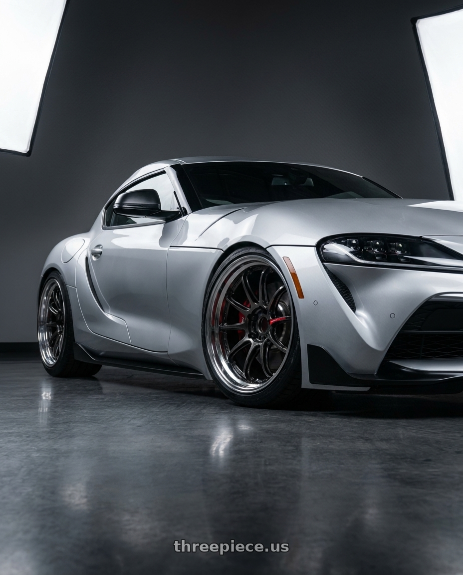 2020 gr supra premium with Work Zr10 2P 5x112 20x11.0 +38 Glim Black wheels
