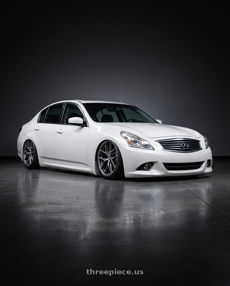 2012 Infiniti G37 with BBS CC-R 5x114.3 19x8.5+30 Graphite w/ Diamond Cut Face wheels