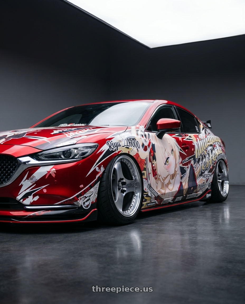 2019 mazda 6 with Advan Racing ONI2 PROGRESSIVE 5x114.3 20x9.0 +30 MACHINING & DIAMOND CUT wheels