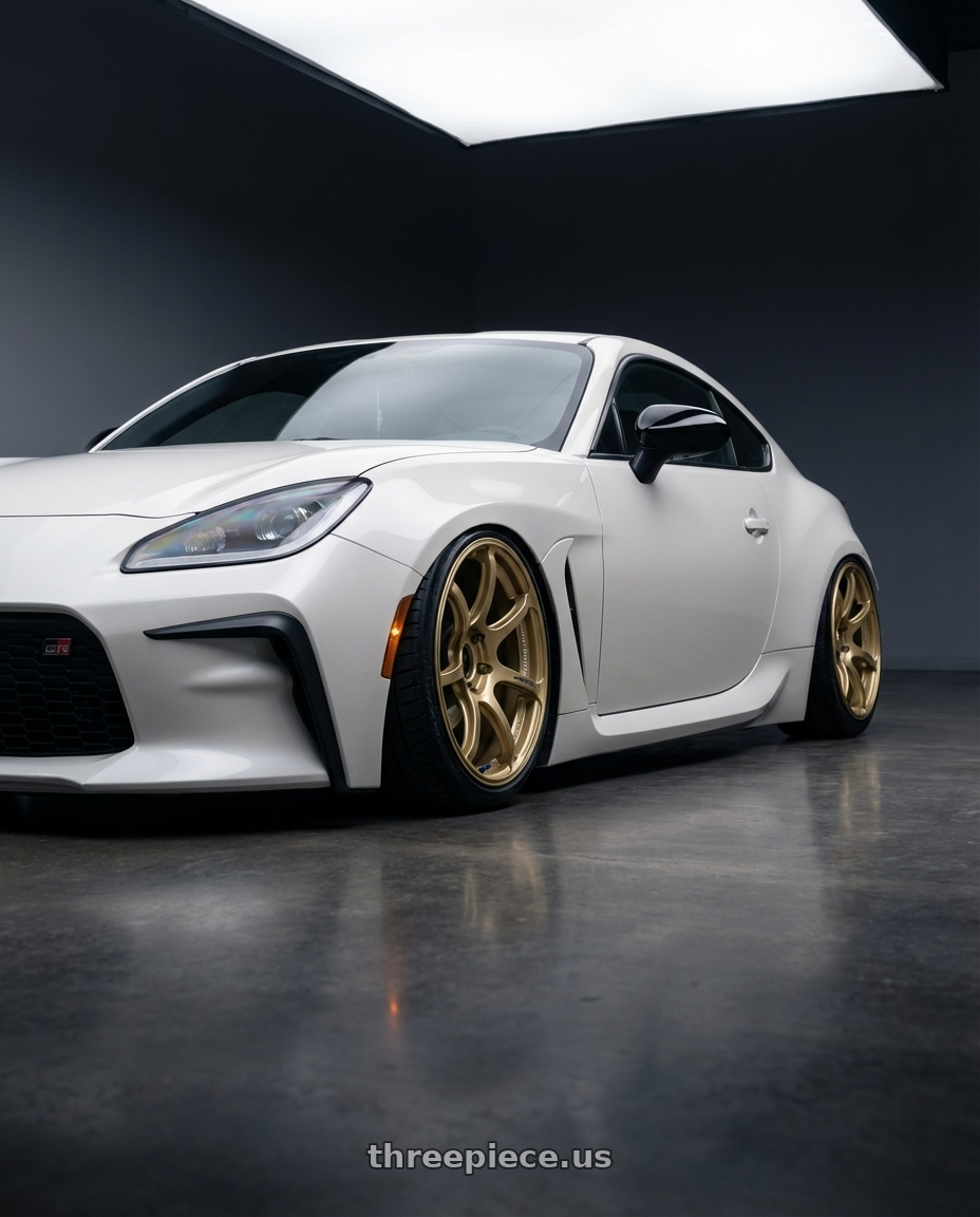2016 Scion FR-S with Advan RGIII 5x100 18x8.0+47 Gold wheels